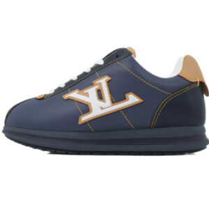 LOUIS VUITTON Nigo 콜라보레이션 버터스소프트 FW25 로우탑 캐주얼화 남성 블루 1AIKHY