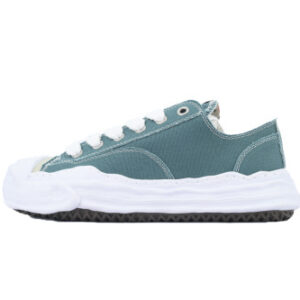 메종 미하라 야스히로 행크 OG 솔 캔버스 로우탑 스니커즈 블루 A05FW702-BLUE