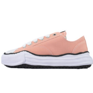 메종 미하라 야스히로 피터슨 OG 솔 캔버스 로우 스니커즈 핑크 A01FW702-PINK