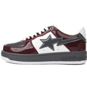BATHING APE Low Top 1180-191-0096 A Bathing Ape Bape Sta Low Sprinkle Red