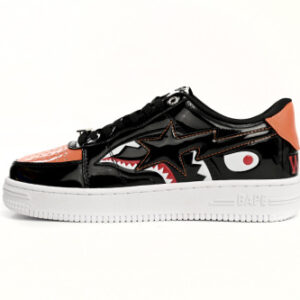 BATHING APE 로우 탑 1H30-191-005 A Bathing Ape 베이프 스테 로우 오렌지 샤크