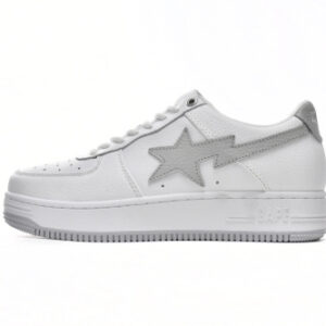 BATHING APE 로우 상의 1H73-191-921 A Bathing Ape 베이프 스테이 로우 화이트 그레이